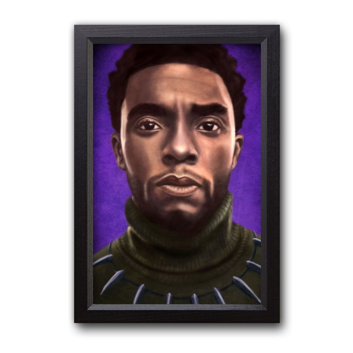 Chadwick Boseman Black Panther Painting