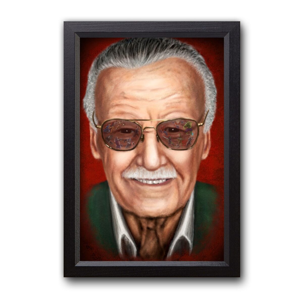 Stan Lee Marvel Avengers Painting
