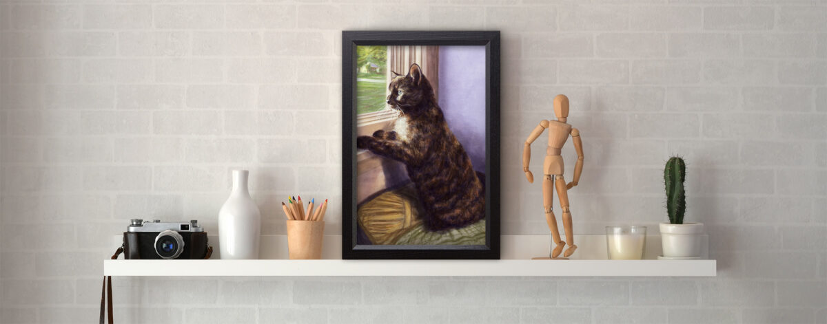 Miley Custom Pet Portrait Painting