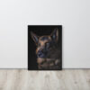 German Shepherd Dog Painting