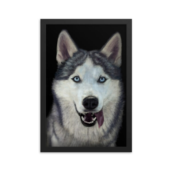 Siberian Husky Dog Painting