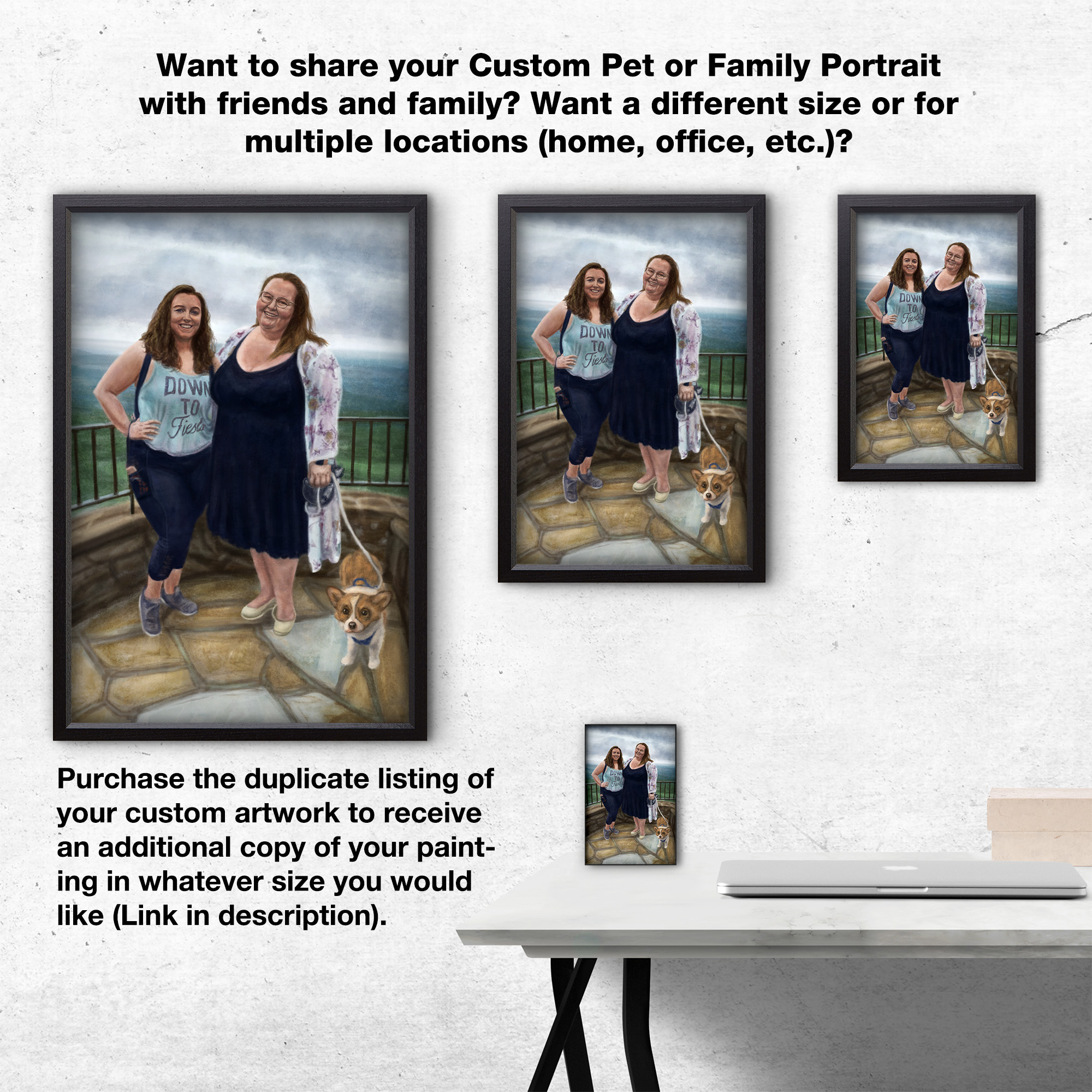 Custom Family Portrait Painting From Photos