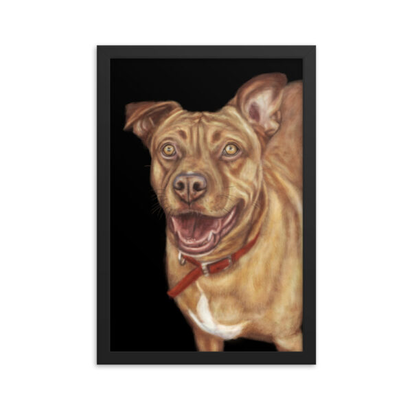 Pitbull Terrier Dog Painting