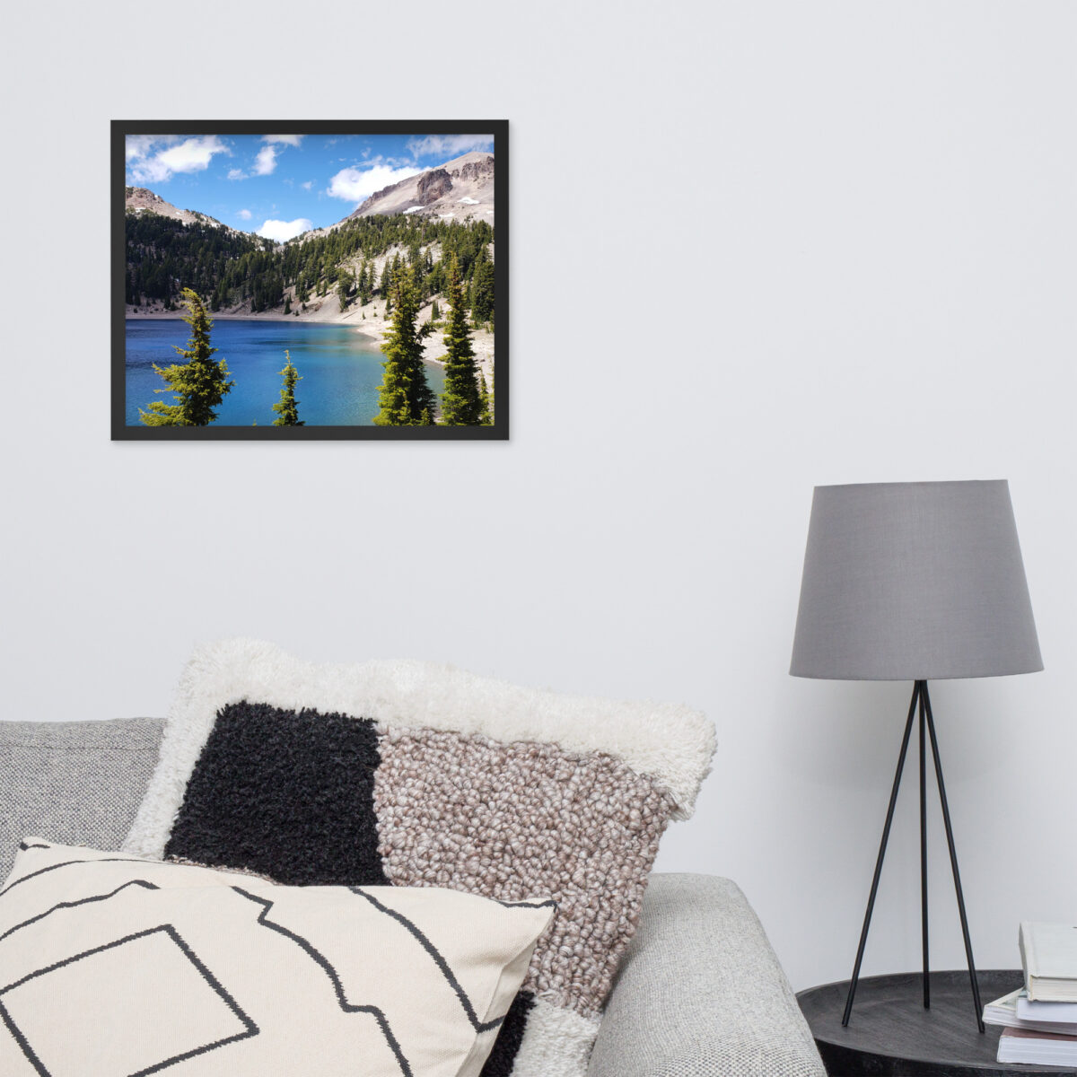 Lassen Lake Helen enhanced matte paper framed poster (in) black 16x20 front 654af520083fb