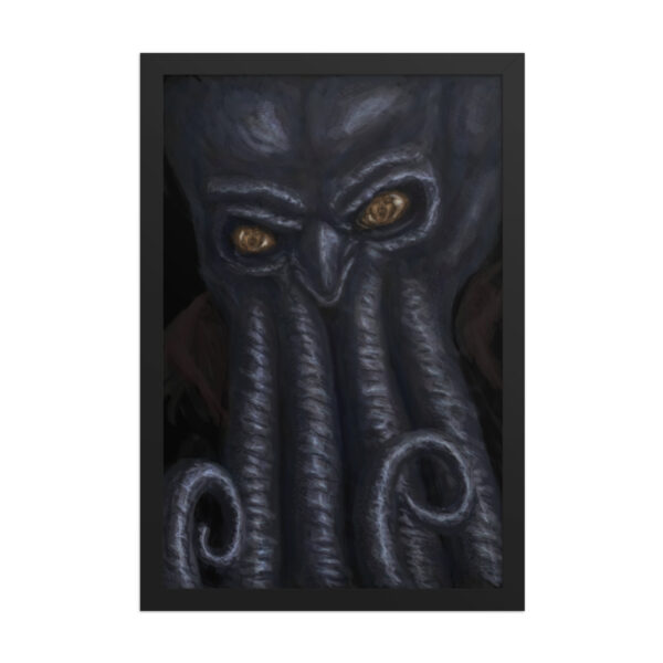 Mind Flayer enhanced matte paper framed poster (in) black 12x18 front 68c585c6e2c15