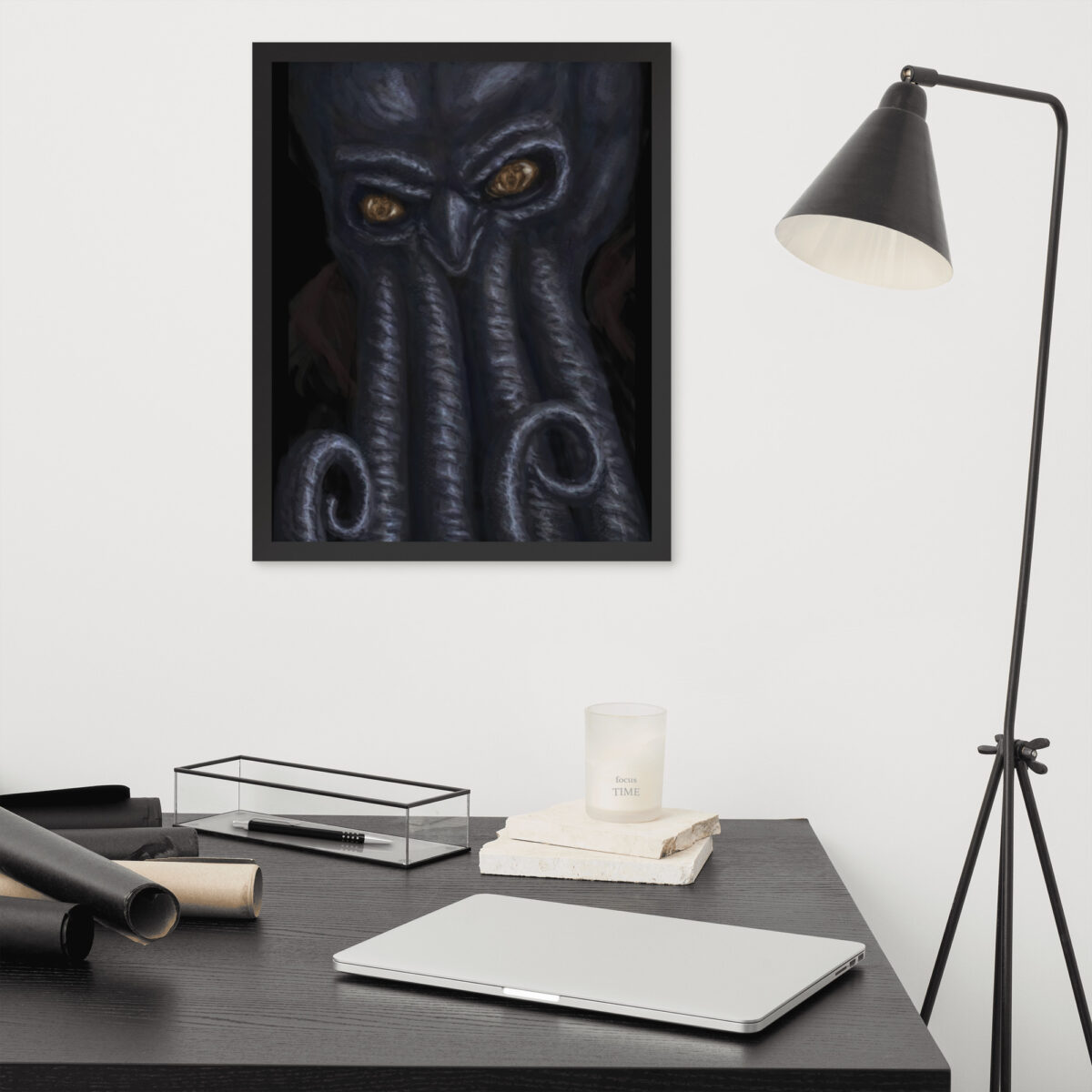 Mind Flayer enhanced matte paper framed poster (in) black 16x20 front 68c585c6e2836