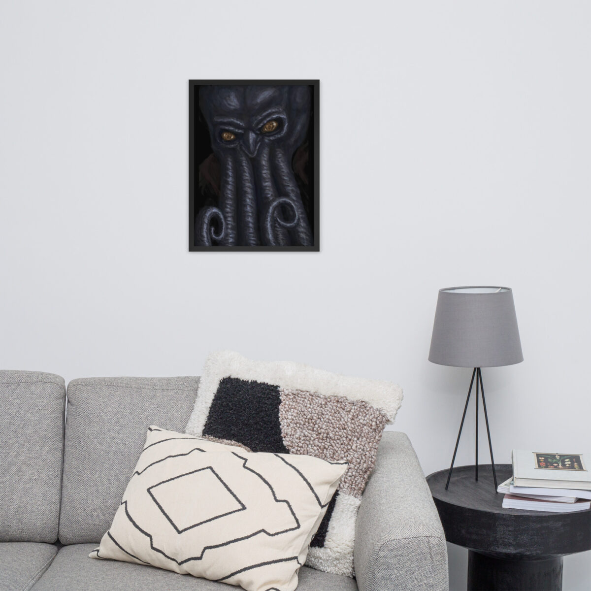Mind Flayer enhanced matte paper framed poster (in) black 18x24 front 68c585c6e261a