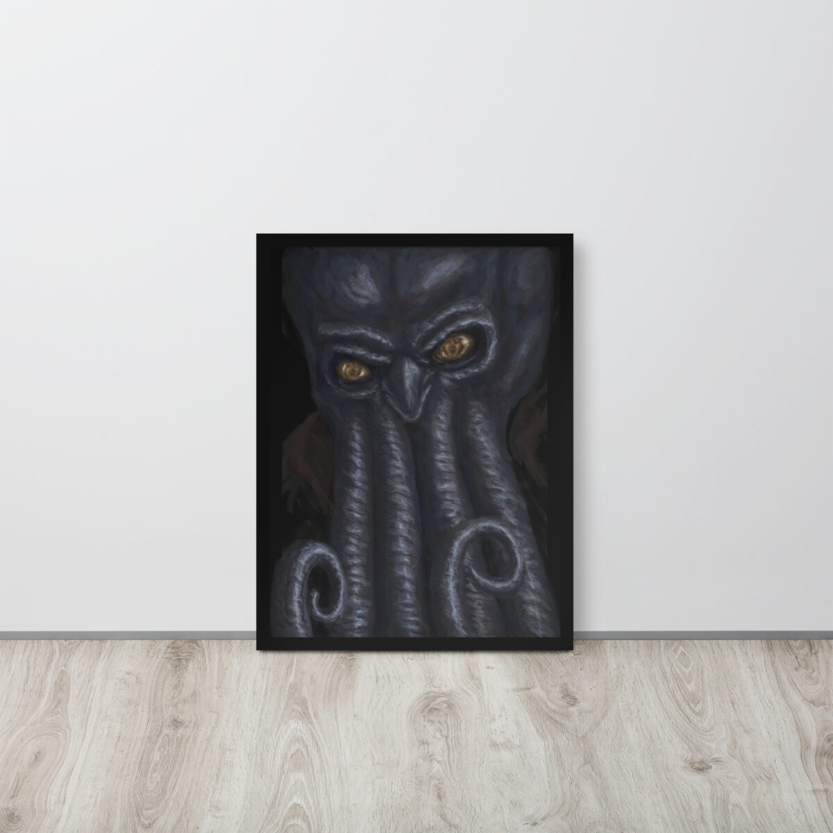 Mind Flayer enhanced matte paper framed poster (in) black 18x24 front 68c585c6e2a28