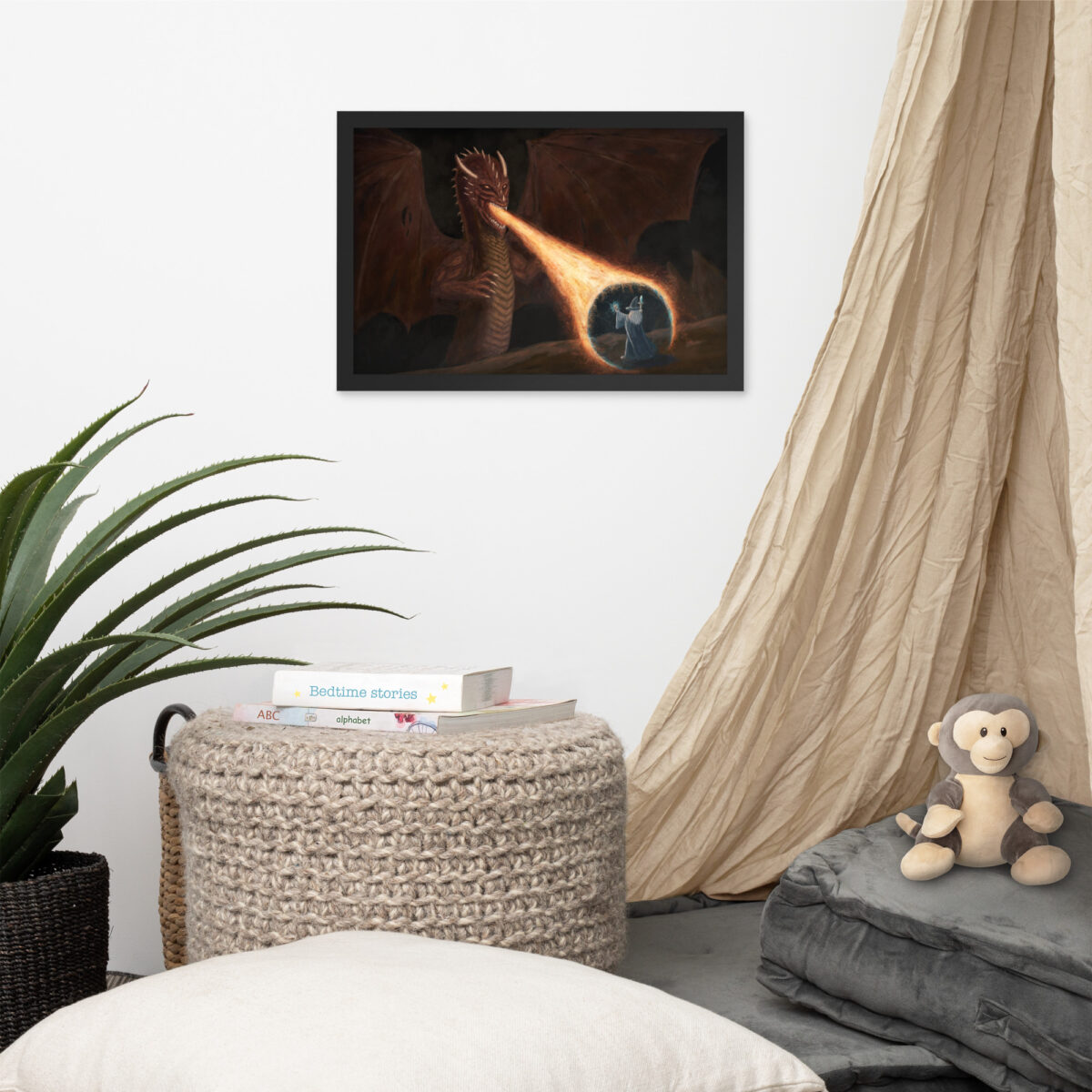 Waning Shield enhanced matte paper framed poster (in) black 12x18 front 68b77948135d5