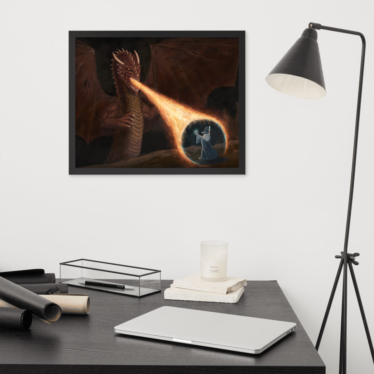 Waning Shield enhanced matte paper framed poster (in) black 16x20 front 68b7794813d1b